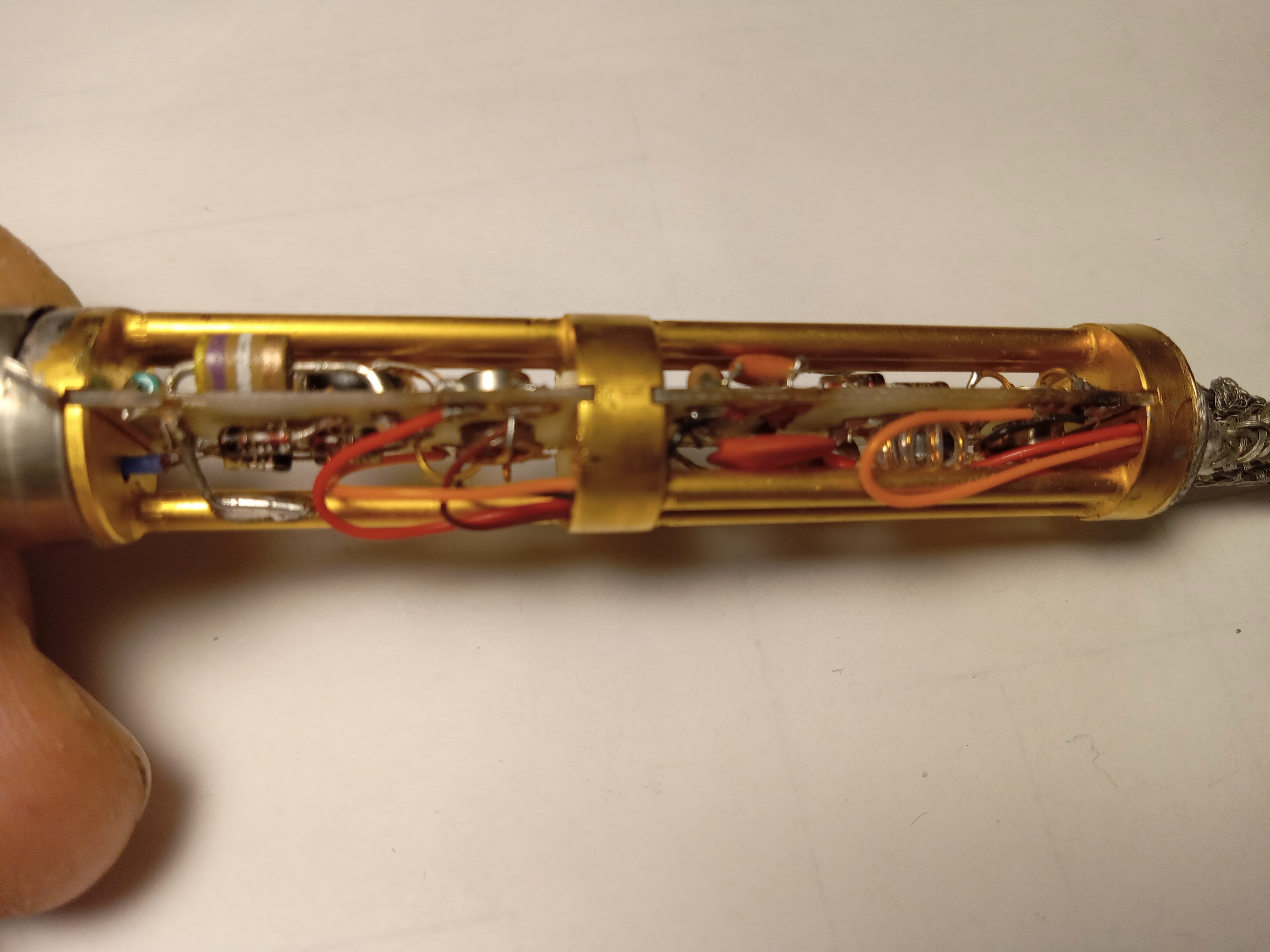 photo of probe construction